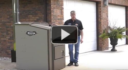 Maxim Outdoor Wood Pellet and Corn Furnace